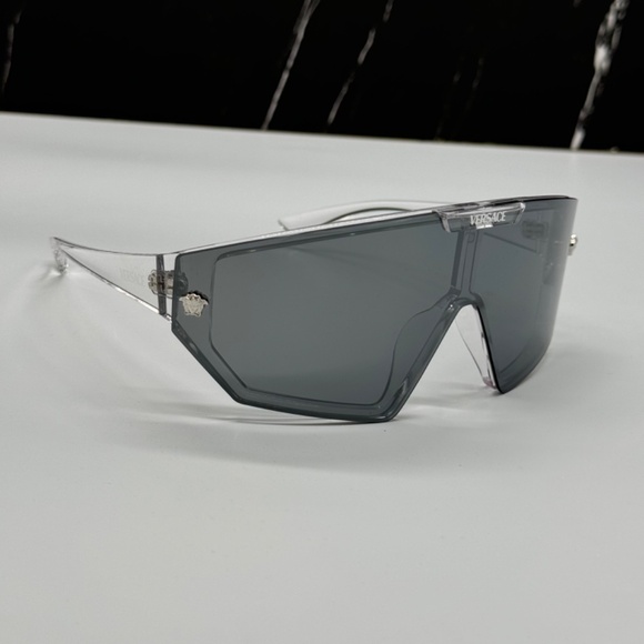 NEW VE4461 148/6V VERSACE CLEAR MOD 4461 148/6V WOMEN SUNGLASSES VE4461 1486V - Picture 10 of 16